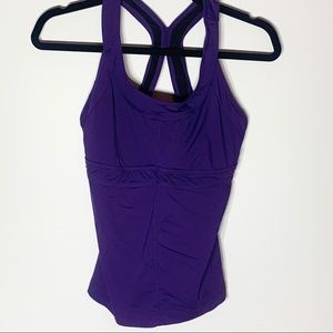 Athleta Purple Racerback Workout Tank M
